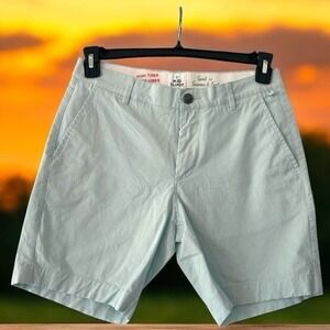 Men's Free Planet Shorts Light aqua Green Faded Jade Size 30 Surf Wear Beach EUC